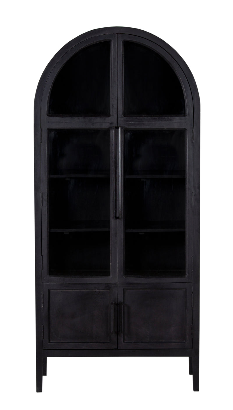 The Fox & Roe Hattie Glass 2 Door Cabinet (2 Finish Options)