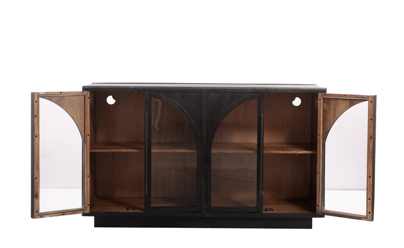 The Fox & Roe Hattie 60" 4 Door Sideboard (2 Finish Options)