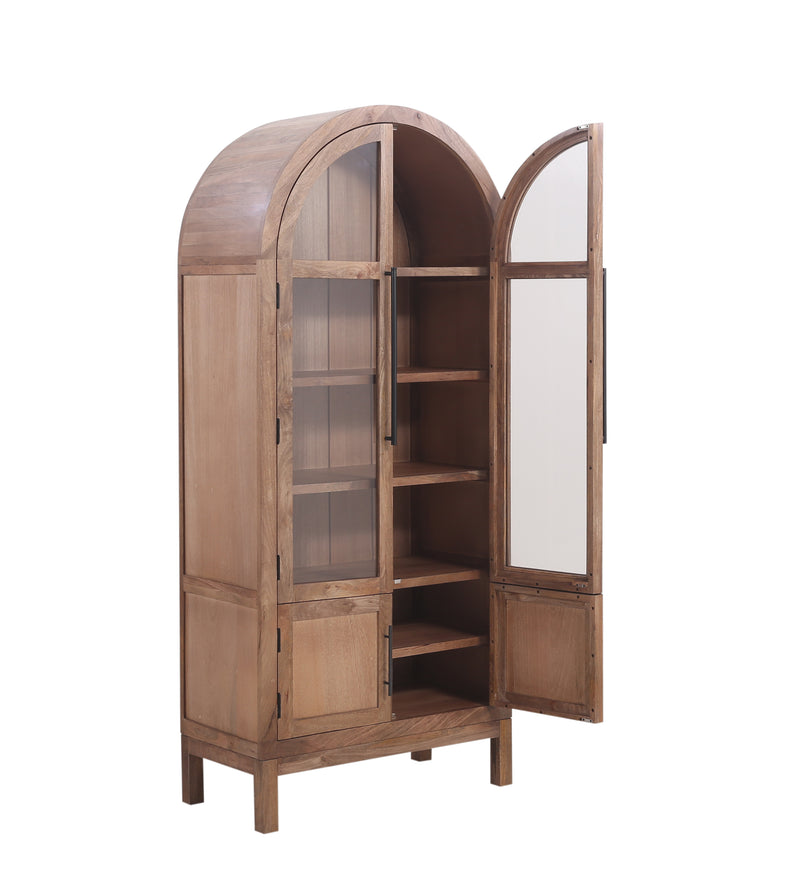 The Fox & Roe Hattie Glass 2 Door Cabinet (4 Finish Options)