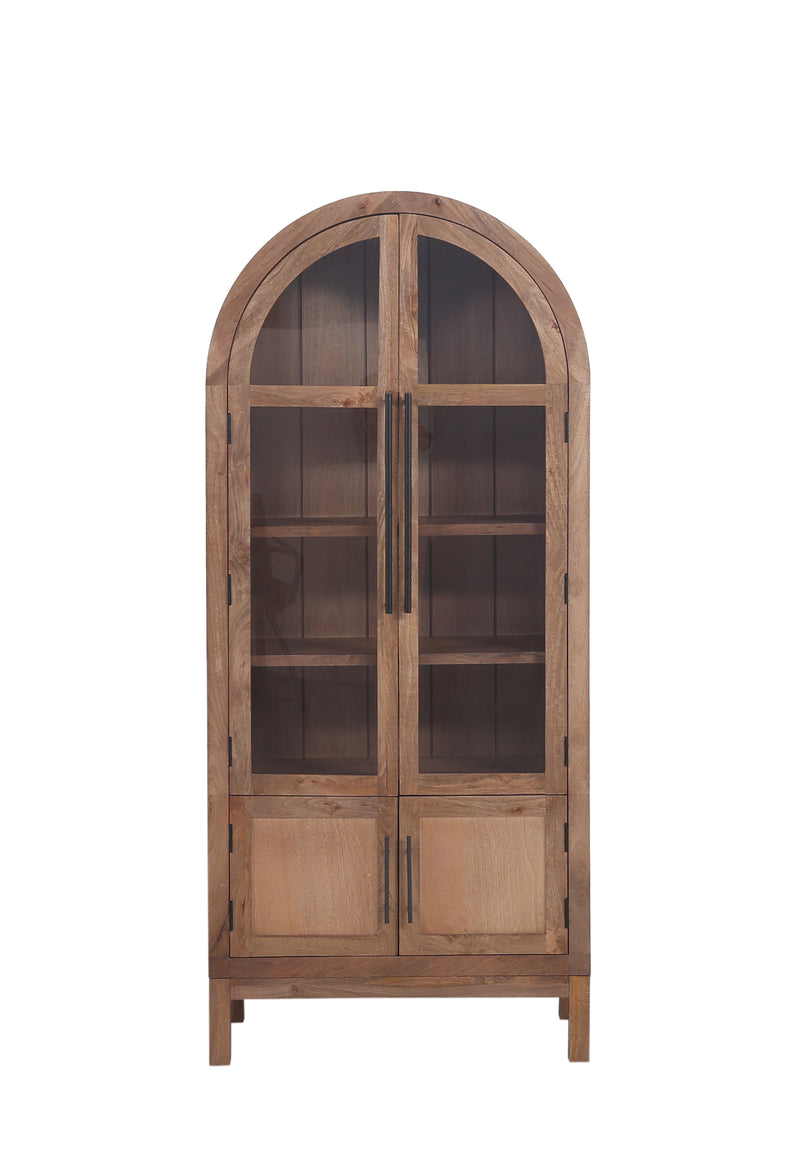 The Fox & Roe Hattie Glass 2 Door Cabinet (4 Finish Options)