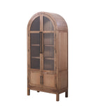 The Fox & Roe Hattie Glass 2 Door Cabinet (4 Finish Options)