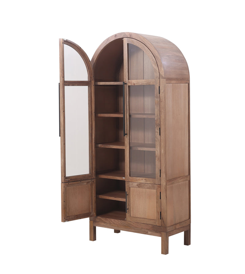 The Fox & Roe Hattie Glass 2 Door Cabinet (4 Finish Options)