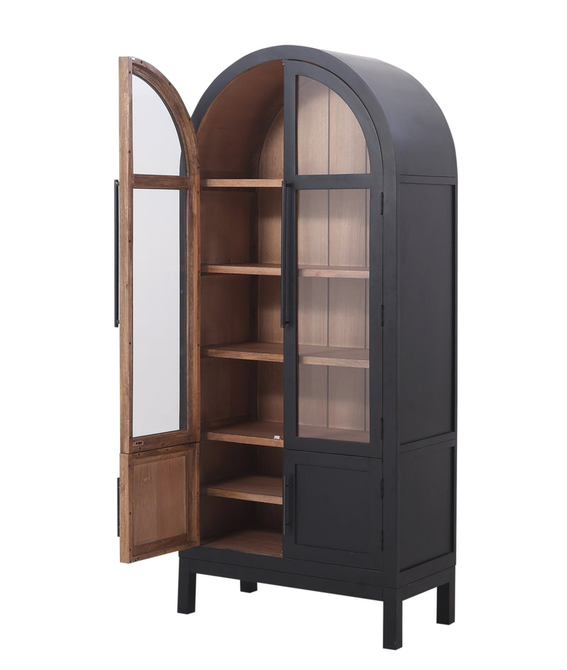 The Fox & Roe Hattie Glass 2 Door Cabinet (4 Finish Options)