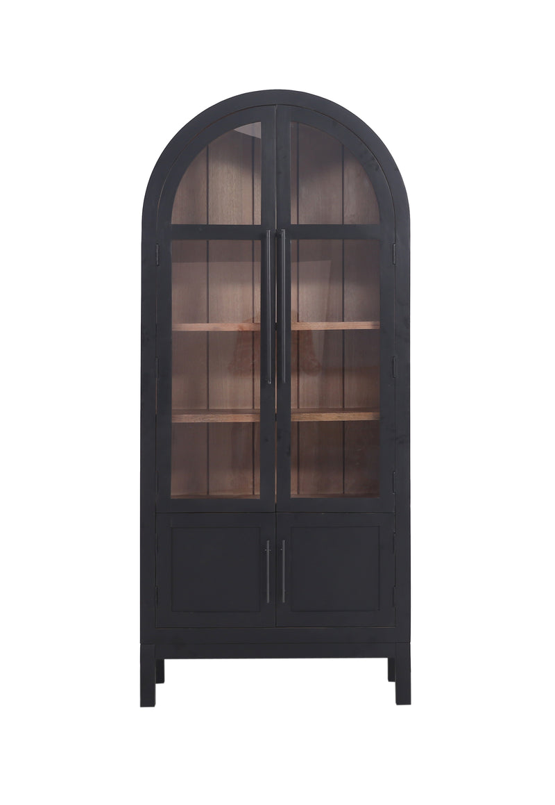 The Fox & Roe Hattie Glass 2 Door Cabinet (4 Finish Options)