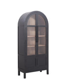 The Fox & Roe Hattie Glass 2 Door Cabinet (4 Finish Options)