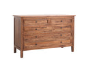 The Fox & Roe Marbon 5 Drawer Dresser in Tahoe Brown Finish