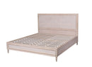 The Maison Cane Bed in Olive Wash Finish