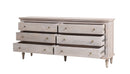 The Maison 6-Drawer Dresser in Olive Wash Finish