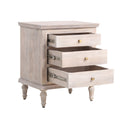 The Maison Nightstand in Olive Wash Finish (2 Size Options)