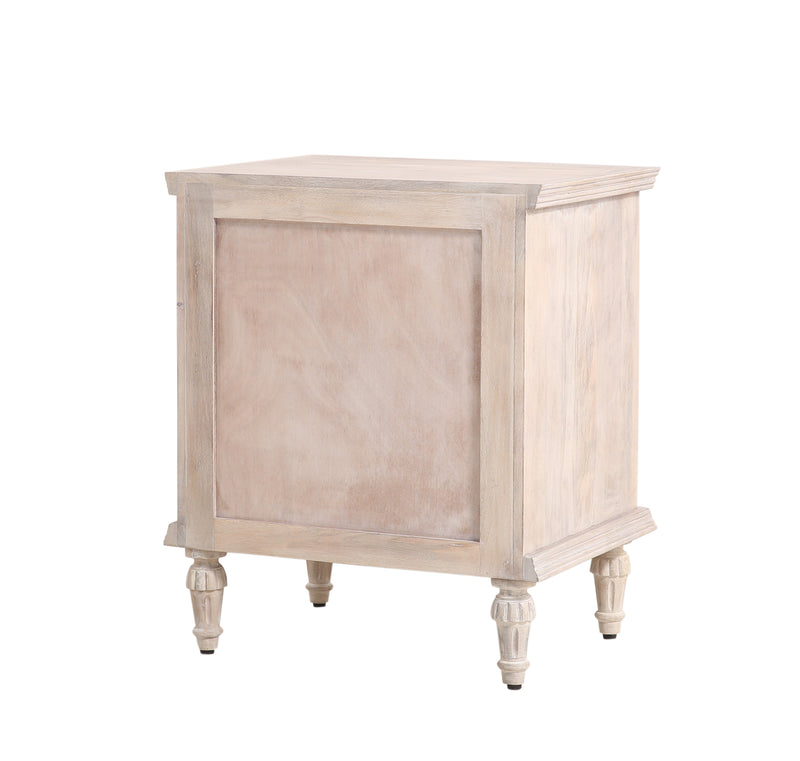 The Maison Nightstand in Olive Wash Finish (2 Size Options)