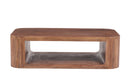 The Oslo Open Coffee Table in Tahoe Brown Finish