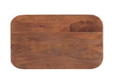 The Oslo Open Coffee Table in Tahoe Brown Finish