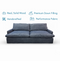 The Fox & Roe Gregory 88" Sofa (2 Finishes)