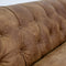 Mayo Furniture Collection 8888L Sofa in Stallone Rawhide Leather + Brass Nailhead Finish