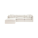 The Owen 4 Piece Sectional in Nomad Snow