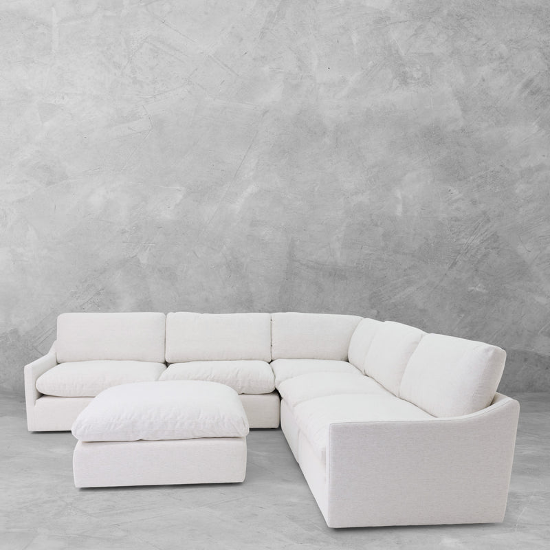 The Fox & Roe Nathan Modular Sectional + Ottoman