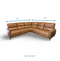 Kelsey 5pc Power Reclining Sectional in York Butternut Leather