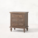 The Fox & Roe Maison Nightstand in Sandblast Salvage Grey Finish (2 Size Options)