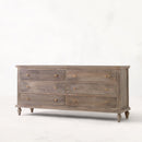 The Fox & Roe Maison 6 Drawer Dresser Sandblast Salvage Grey Finish