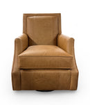 Mayo 2325L43 Leather Swivel Glider Chair in Vacchetta Amber