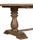 The Artesia 7' Dining Table with Trestle Pedestal Base in Vintage Finish