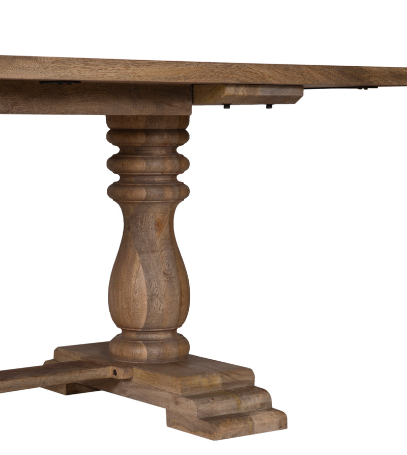 The Artesia 8' Dining Table with Trestle Pedestal Base in Vintage Finish