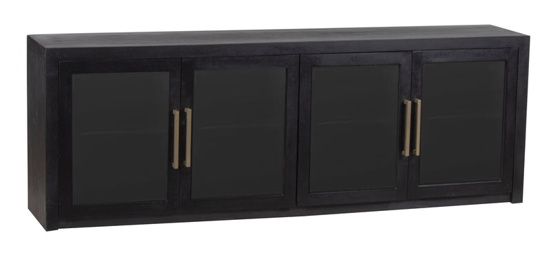 The Fox & Roe Bodhi Media Console in Matte Black Wash