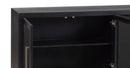 The Fox & Roe Bodhi Media Console in Matte Black Wash