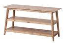 The Portola Media Console Table in Oxy Acacia Natural Finish