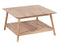 The Portola Square Coffee Table 32" in Oxy Acacia Natural Finish