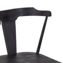 The Fox & Roe Wembley Dining Chair in Sandblasted Black Finish