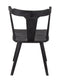 The Fox & Roe Wembley Dining Chair in Sandblasted Black Finish