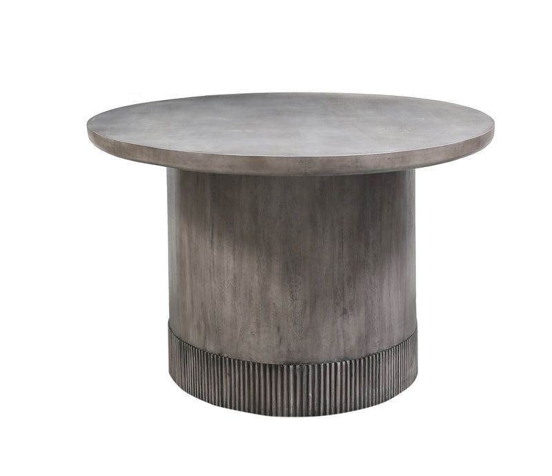 The Fox & Roe Adrian Dining Table in Storm Grey Finish