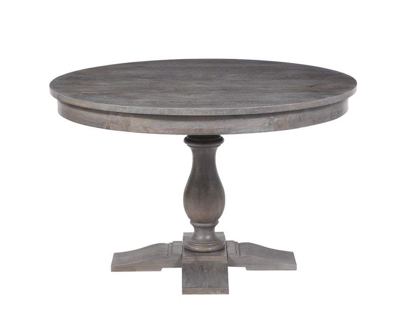 The Fox & Roe 17th C. Priory Round Dining Table in Grey Wash Finish