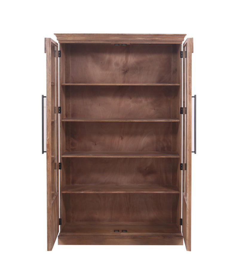 The Fox & Roe Merritt Cabinet in Washed Walnut Finish