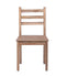 The Fox & Roe Moca Dining Chair in Washed Walnut Finish