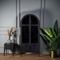 The Fox & Roe Hattie Glass 2 Door Cabinet (2 Finish Options)