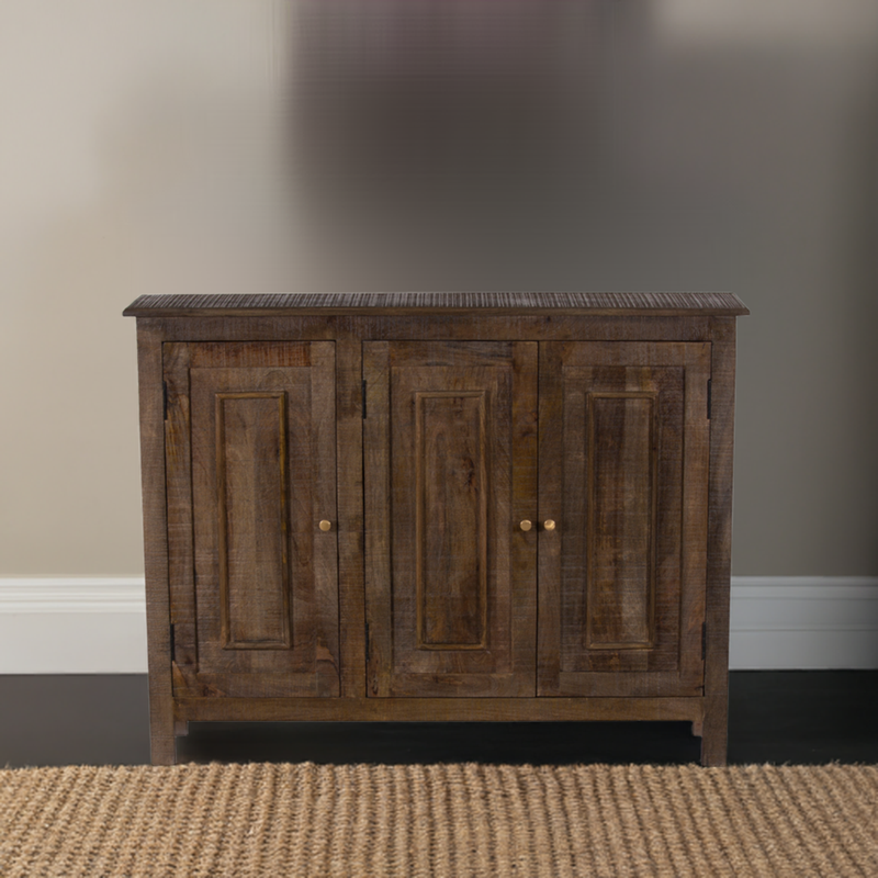 The Fox & Roe Lara 3 Door Entryway Console (2 Finish Options)