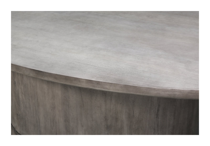 The Fox & Roe Adrian Dining Table in Storm Grey Finish