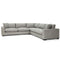 The Fox & Row Emma 3 Piece Sectional in Nomad Slate