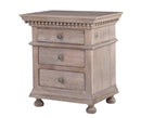 The Fox & Roe St. James Bedroom Collection Closed Nightstand in Antiqued Grey Finish