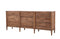 The Fox & Roe Hugo Bedroom Collection 9-Drawer Dresser in Washed Walnut Finish