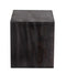 The Fox & Roe Vernon Side Table with Drawer in Charcoal Finish