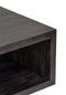 The Fox & Roe Folsom Grand Rectangular Coffee Table in Charcoal Finish