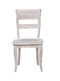 The Fox & Roe Bradford Dining Chair in Cream White Finish