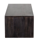 The Fox & Roe Folsom Rectangular Coffee Table in Charcoal Finish