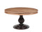 The Fox & Roe Vintage Foyer Dining Table 60" with Dark Walnut Base and Washed Walnut Top