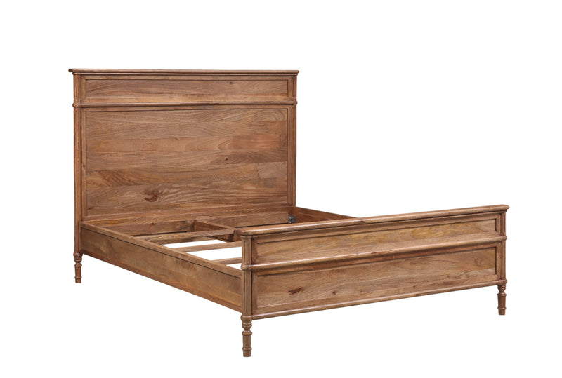 The Fox & Roe Hugo Bedroom Collection Platform Bed in Washed Walnut Finish