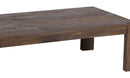 The Fox & Roe Terra Rectangular Coffee Table in Wire Brush Antique Finish