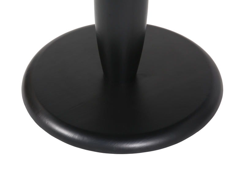 The Fox & Roe Winona Round Pedestal Dining Table in Washed Black Finish